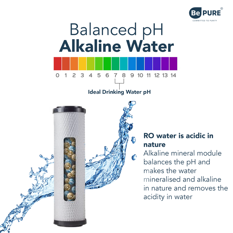 Bepure Alken Pro CP Stainless Steel Tank 9L RO+UV+UF+TDS+Copper Alkaline Water Purifier