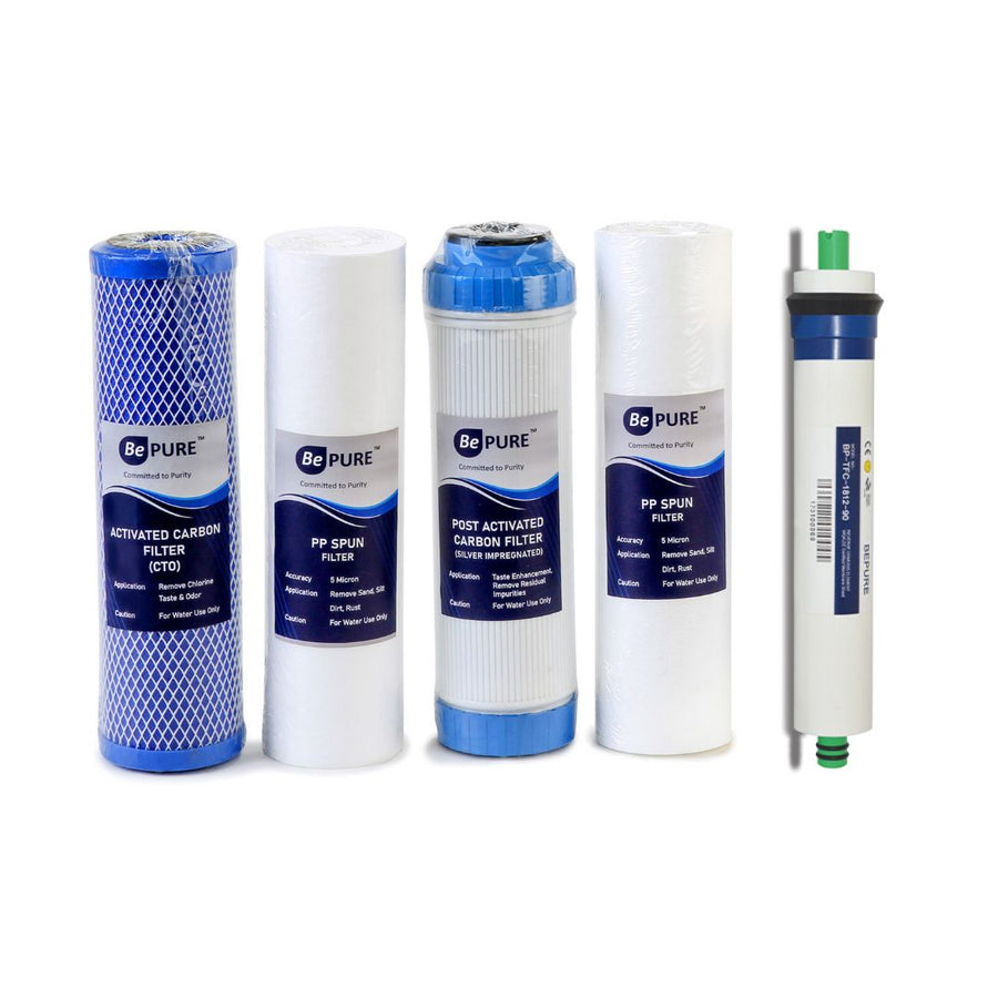 Bepure 4G Annual Filter Change Kit ( RO or UV) + RO Membrane