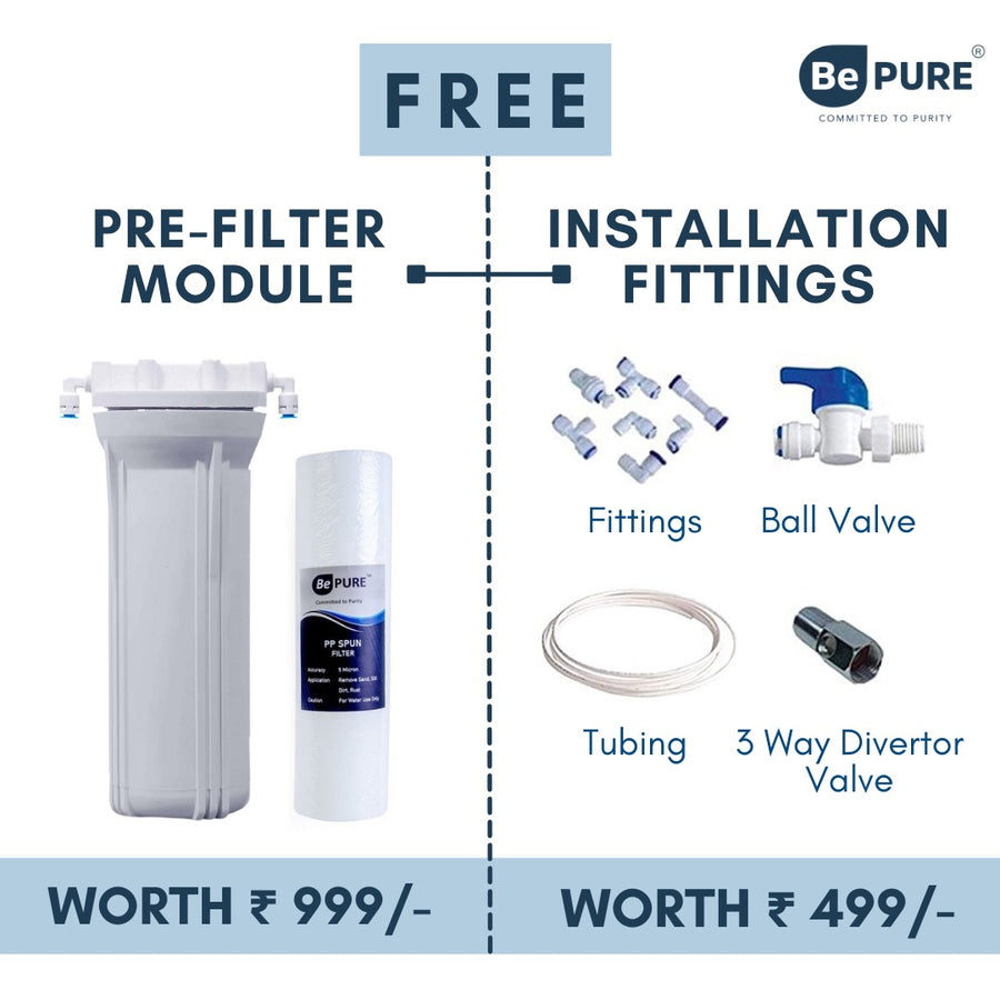 Bepure Alken Stainless Steel Tank 12L UV+UF+ Copper Alkaline Water Purifier