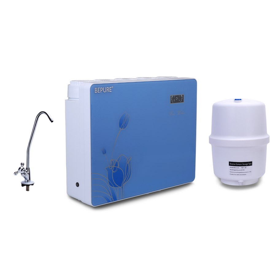 Bepure BLU 12L Under Sink Water Purifier with RO+UV+UF+TDS+Alkaline Water Purification